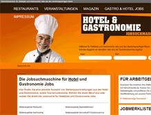 Tablet Screenshot of jobs.hierschmeckts.de